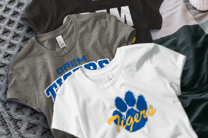 OREM HIGH SCHOOL TIGERS Tees (Option 1) Banner