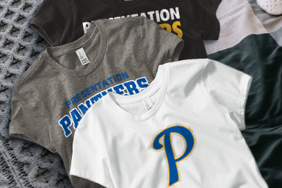 PRESENTATION HIGH SCHOOL PANTHERS Tees (Option 1) Banner