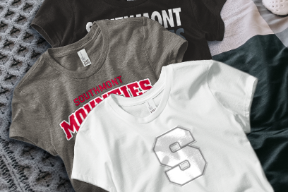 SOUTHMONT SENIOR HIGH SCHOOL MOUNTIES Tees (Option 1) Banner