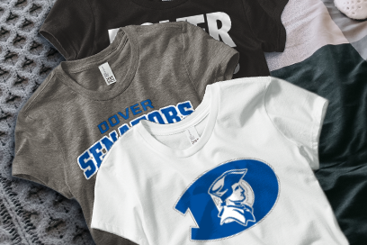 DOVER HIGH SCHOOL SENATORS Tees (Option 1) Banner