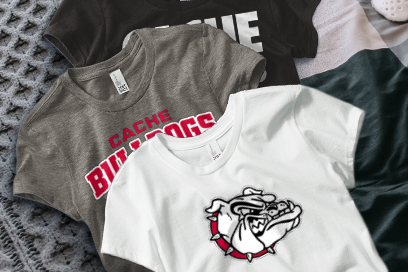 CACHE HIGH SCHOOL BULLDOGS Tees (Option 1) Banner