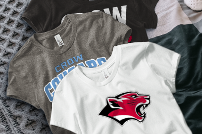 CROW HIGH SCHOOL Cougars Online Store Tees (Option 1) Banner