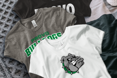 PROVO HIGH SCHOOL BULLDOGS Tees (Option 1) Banner