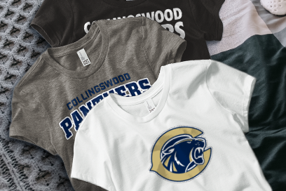 COLLINGSWOOD HIGH SCHOOL PANTHERS Tees (Option 1) Banner