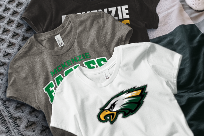 MC KENZIE HIGH SCHOOL EAGLES Tees (Option 1) Banner