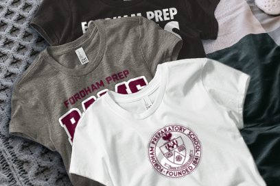 Fordham Prep Rams Online Store Tees (Option 1) Banner