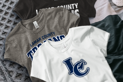 LAMAR COUNTY HIGH SCHOOL TROJANS Tees (Option 1) Banner
