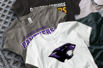 DAWSON SPRINGS HIGH SCHOOL PANTHERS Tees (Option 1) Banner