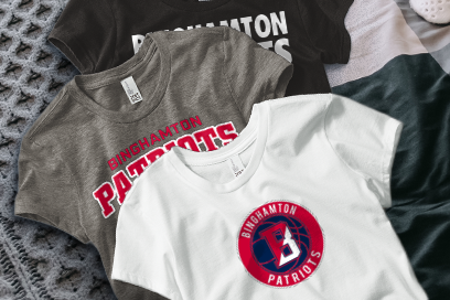 BINGHAMTON HIGH SCHOOL PATRIOTS Tees (Option 1) Banner