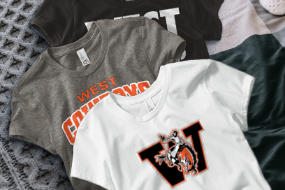 WEST HIGH SCHOOL COWBOYS Tees (Option 1) Banner