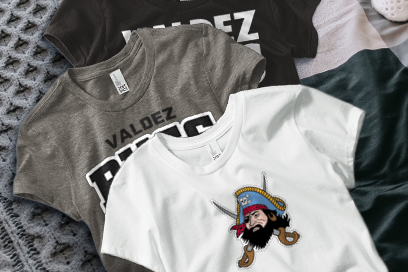 Valdez Bucs Tees (Option 1) Banner