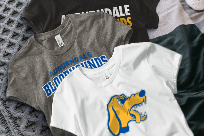 AUBURNDALE SENIOR HIGH SCHOOL BLOODHOUNDS Tees (Option 1) Banner