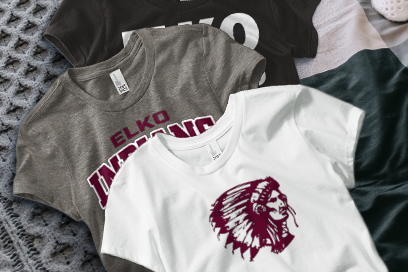 ELKO HIGH SCHOOL INDIANS Tees (Option 1) Banner