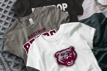 BASTROP HIGH SCHOOL BEARS Tees (Option 1) Banner