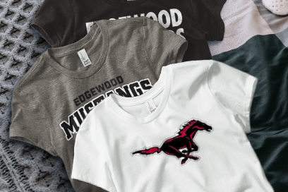 EDGEWOOD HIGH SCHOOL MUSTANGS - ELLETTSVILLE, INDIANA - Sideline