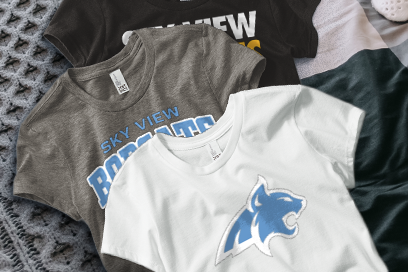 SKY VIEW HIGH SCHOOL BOBCATS Tees (Option 1) Banner