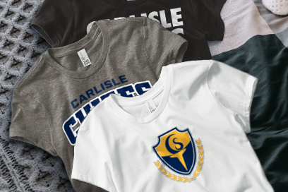 CARLISLE HIGH SCHOOL CHIEFS Tees (Option 1) Banner