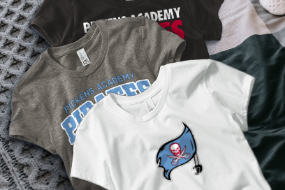 PICKENS ACADEMY PIRATES Tees (Option 1) Banner