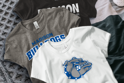MADISON JUNIOR SENIOR HIGH SCHOOL BULLDOGS Tees (Option 1) Banner