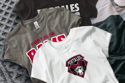 PORTALES HIGH SCHOOL RAMS Tees (Option 1) Banner