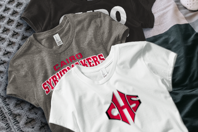 CAIRO HIGH SCHOOL SYRUPMAKERS Tees (Option 1) Banner