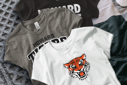 HOWARD HIGH SCHOOL TIGERS Tees (Option 1) Banner