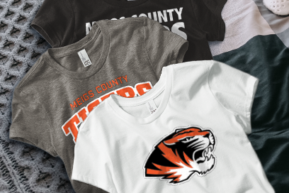 MEIGS COUNTY HIGH SCHOOL TIGERS Tees (Option 1) Banner
