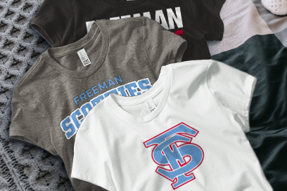 FREEMAN HIGH SCHOOL SCOTTIES Tees (Option 1) Banner