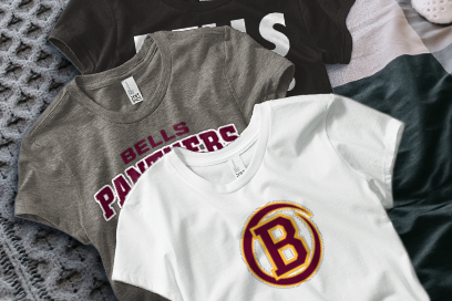 BELLS HIGH SCHOOL PANTHERS Tees (Option 1) Banner