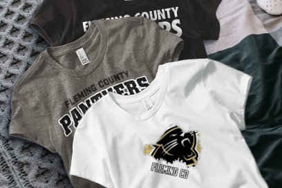 FLEMING COUNTY HIGH SCHOOL PANTHERS Tees (Option 1) Banner