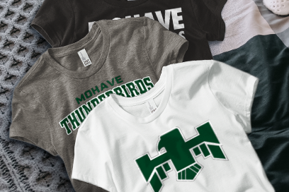 MOHAVE HIGH SCHOOL THUNDERBIRDS Tees (Option 1) Banner