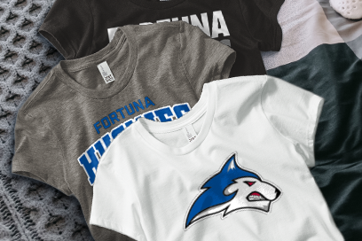 FORTUNA HIGH SCHOOL HUSKIES Tees (Option 1) Banner