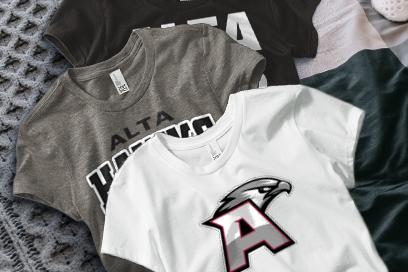 ALTA HIGH SCHOOL HAWKS Tees (Option 1) Banner