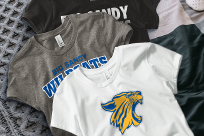 BIG SANDY HIGH SCHOOL WILDCATS Tees (Option 1) Banner