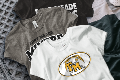 FORT MEADE HIGH SCHOOL MINERS Tees (Option 1) Banner