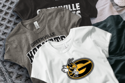 GREENVILLE HIGH SCHOOL HORNETS Tees (Option 1) Banner