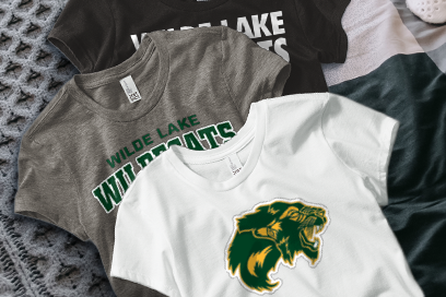 WILDE LAKE HIGH SCHOOL WILDECATS Tees (Option 1) Banner