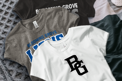 BLOOMING GROVE HIGH SCHOOL LIONS Tees (Option 1) Banner