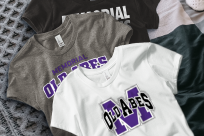 MEMORIAL HIGH SCHOOL OLD ABES Tees (Option 1) Banner