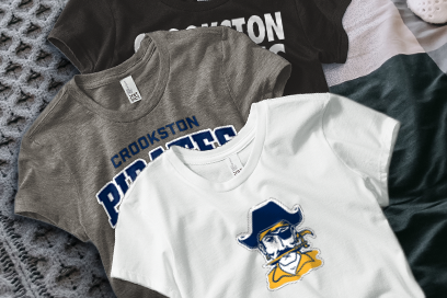 CROOKSTON HIGH SCHOOL PIRATES Tees (Option 1) Banner