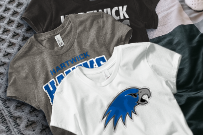 Hartwick Hawks Tees (Option 1) Banner