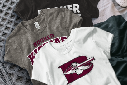 BOOKER HIGH SCHOOL KIOWAS Tees (Option 1) Banner