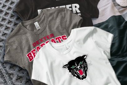 DEXTER HIGH SCHOOL BEARCATS Tees (Option 1) Banner