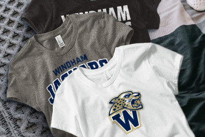 WINDHAM HIGH SCHOOL JAGUARS Tees (Option 1) Banner