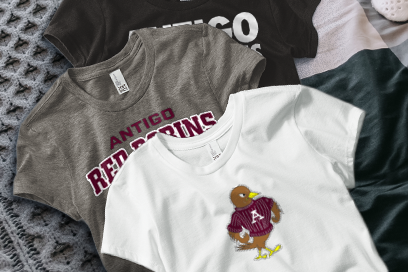 ANTIGO HIGH SCHOOL RED ROBINS Tees (Option 1) Banner