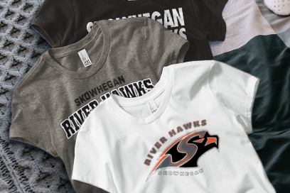 SKOWHEGAN AREA HIGH SCHOOL RiverHawks  Tees (Option 1) Banner
