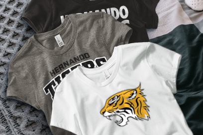 HERNANDO HIGH SCHOOL TIGERS Tees (Option 1) Banner