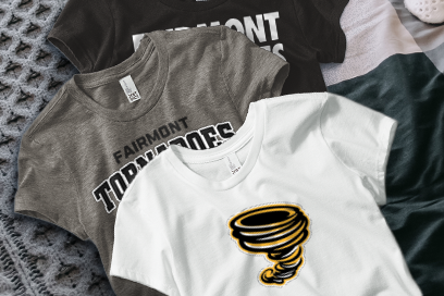 FAIRMONT HIGH SCHOOL TORNADOES Tees (Option 1) Banner