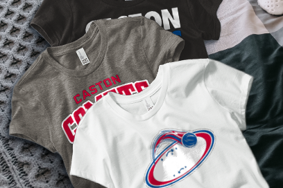CASTON HIGH SCHOOL COMETS Tees (Option 1) Banner