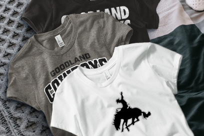 GOODLAND HIGH SCHOOL COWBOYS Tees (Option 1) Banner